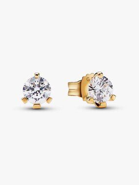 Pandora Nova 14k Gold Lab-grown Diamond Earrings